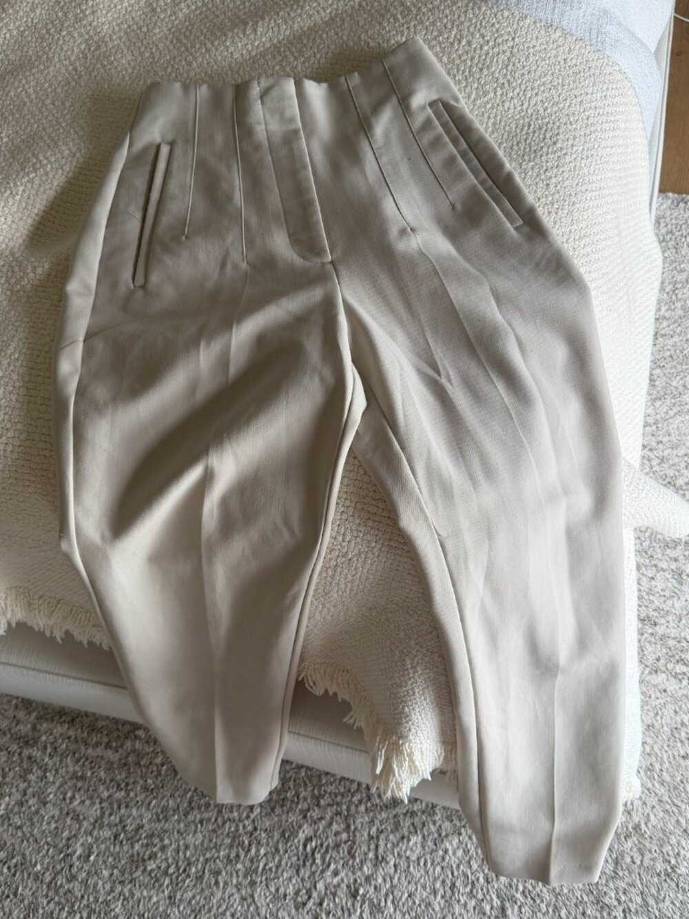 Beige Trousers